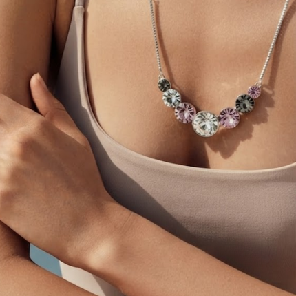 The Twilight Gradient Arc Necklace