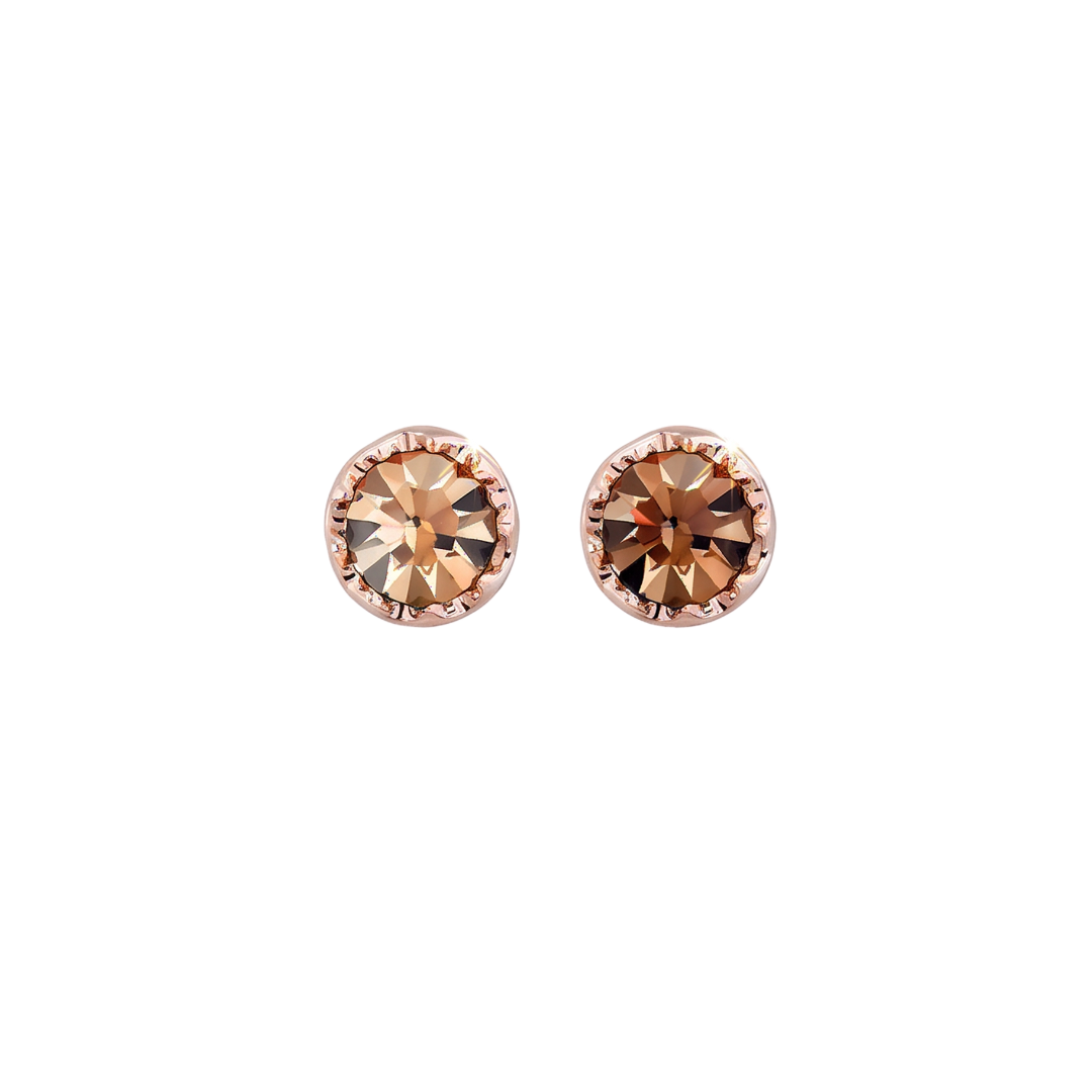 The Golden Hour Solitaire Studs