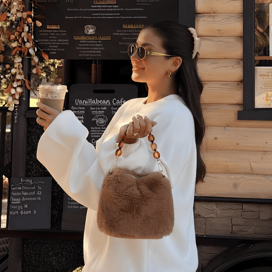 Chestnut Amber Plush Bag