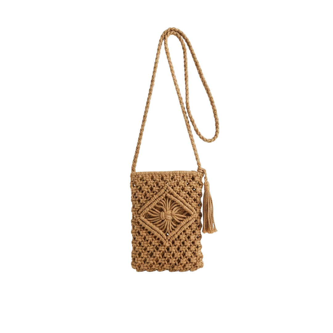 Nomad Macramé Crossbody Bag