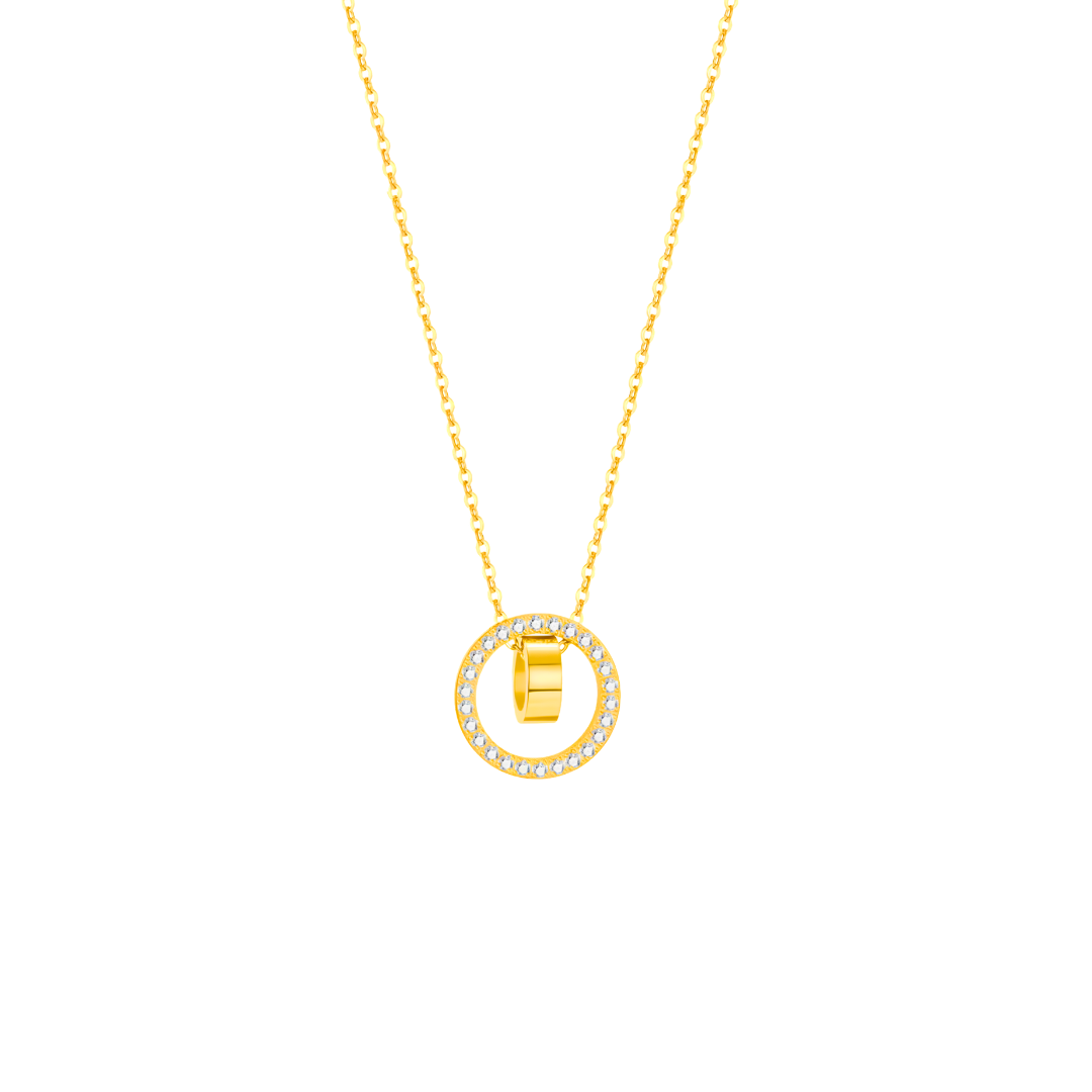 The Interlocked Halo Pendant