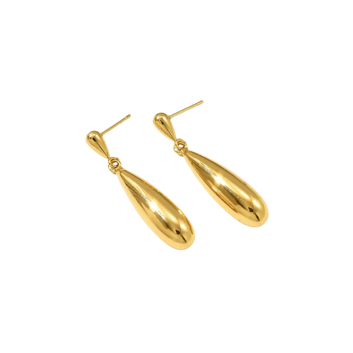 Liquid Gold Teardrop Earrings