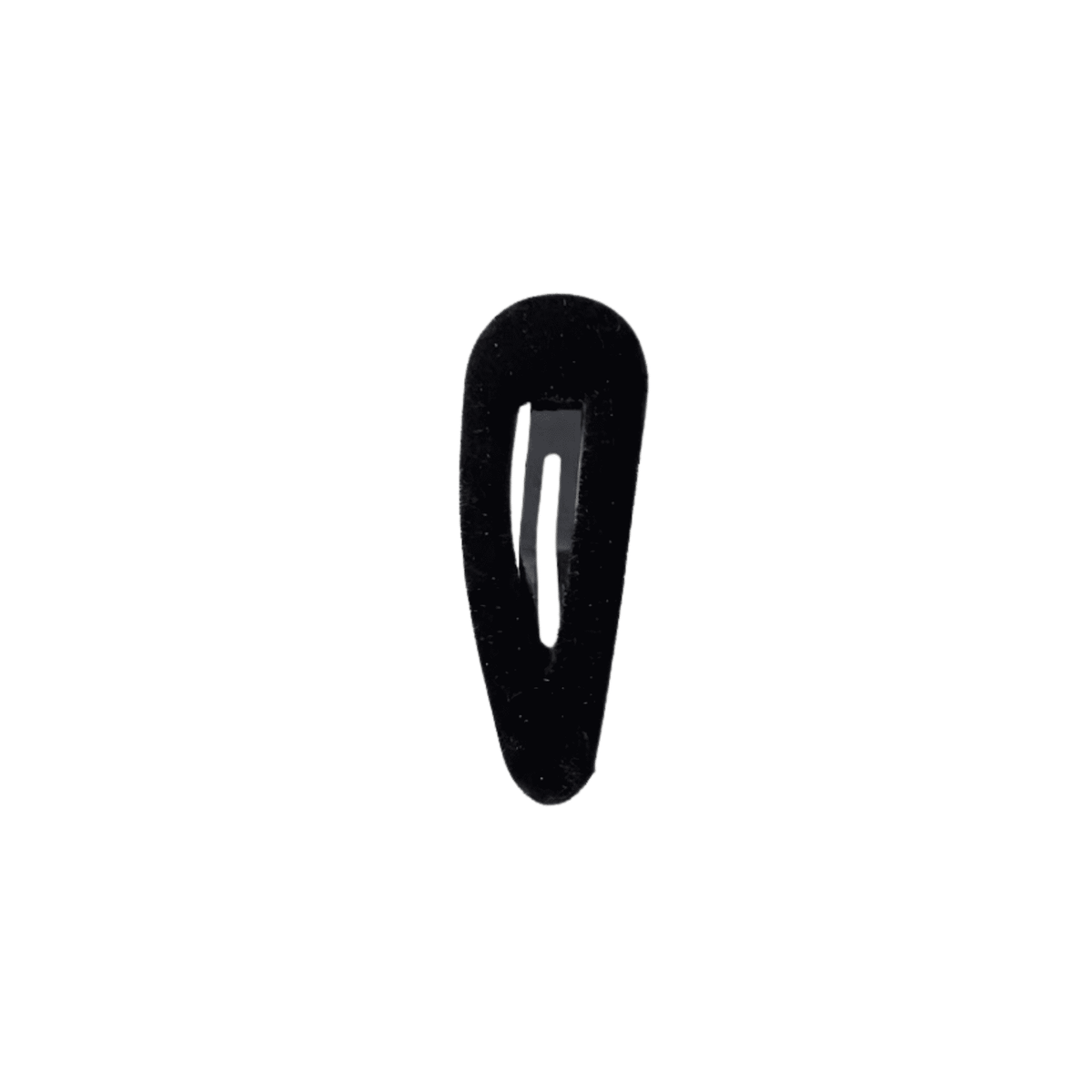 Velvet Teardrop Snap Barrette