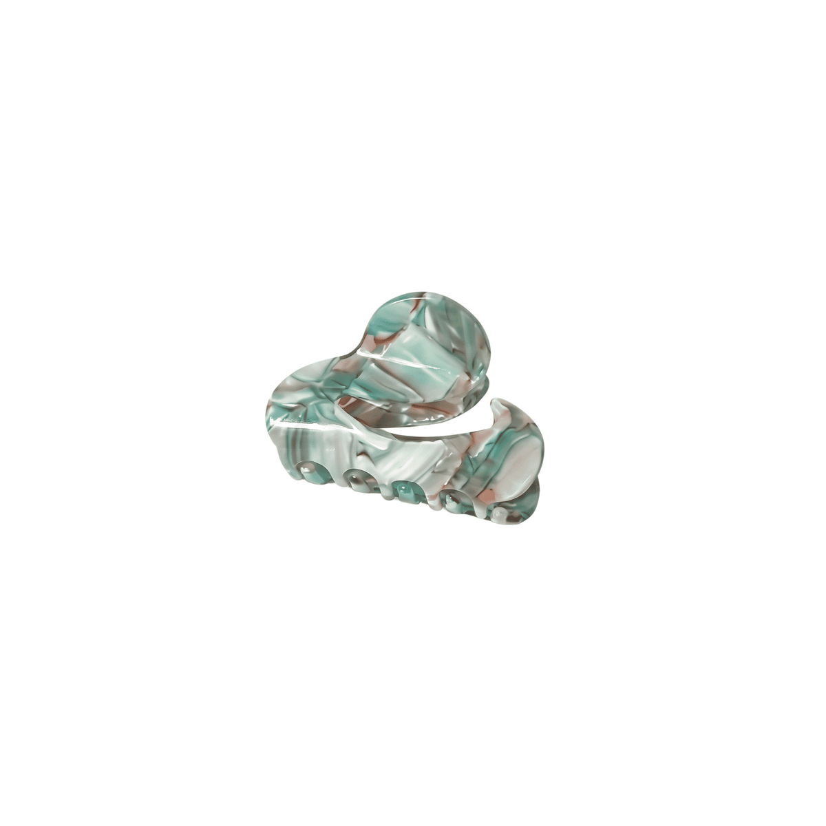Marble Wave Claw Clip
