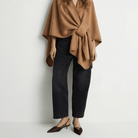 The Golden Camel Acrylic Poncho