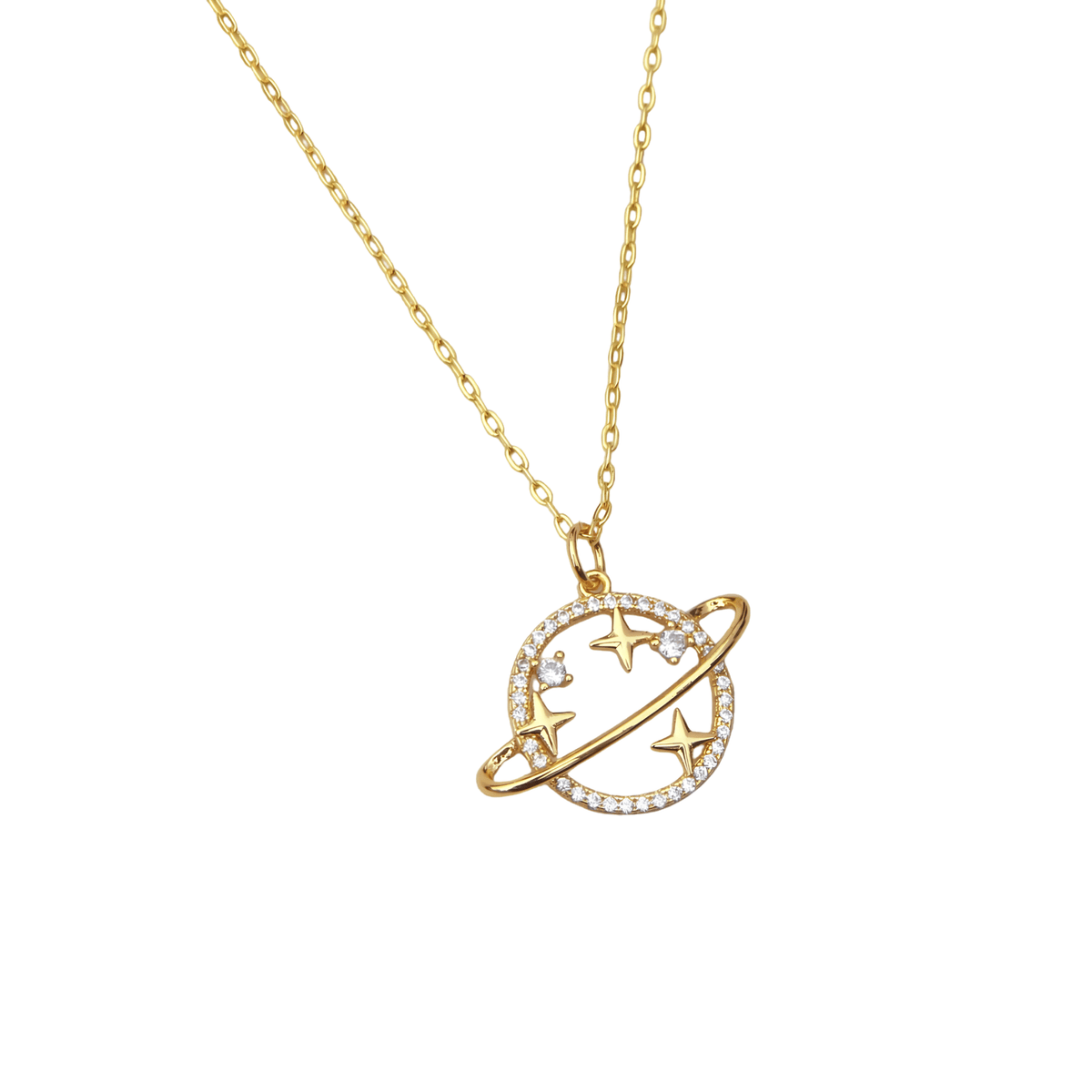 Celestial Orbit Pendant Necklace