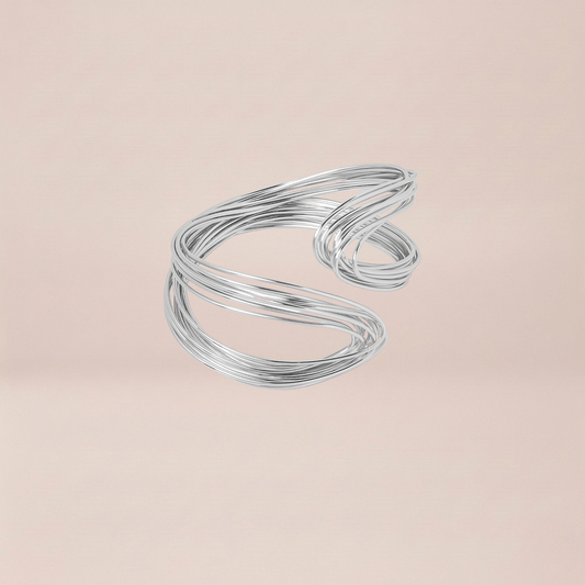 Multi-Strand Wire Cuff Bracelet