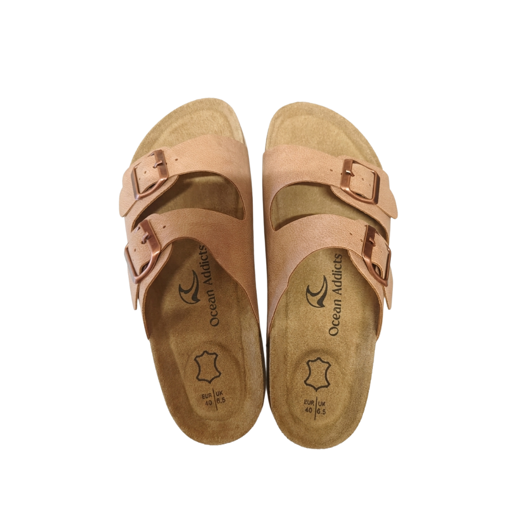 Rose Double Buckle Sandals