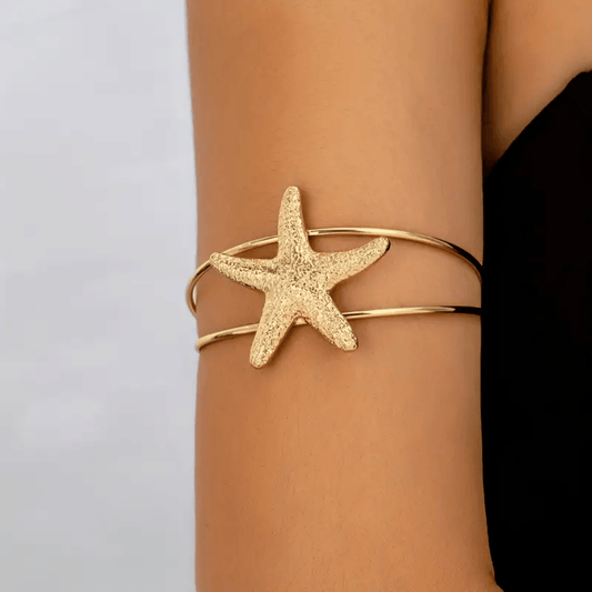 Starfish Open Cuff Bracelet