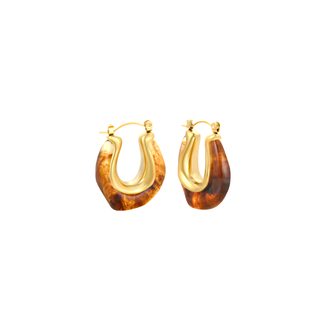 The Aurelia Tortoiseshell Hoops