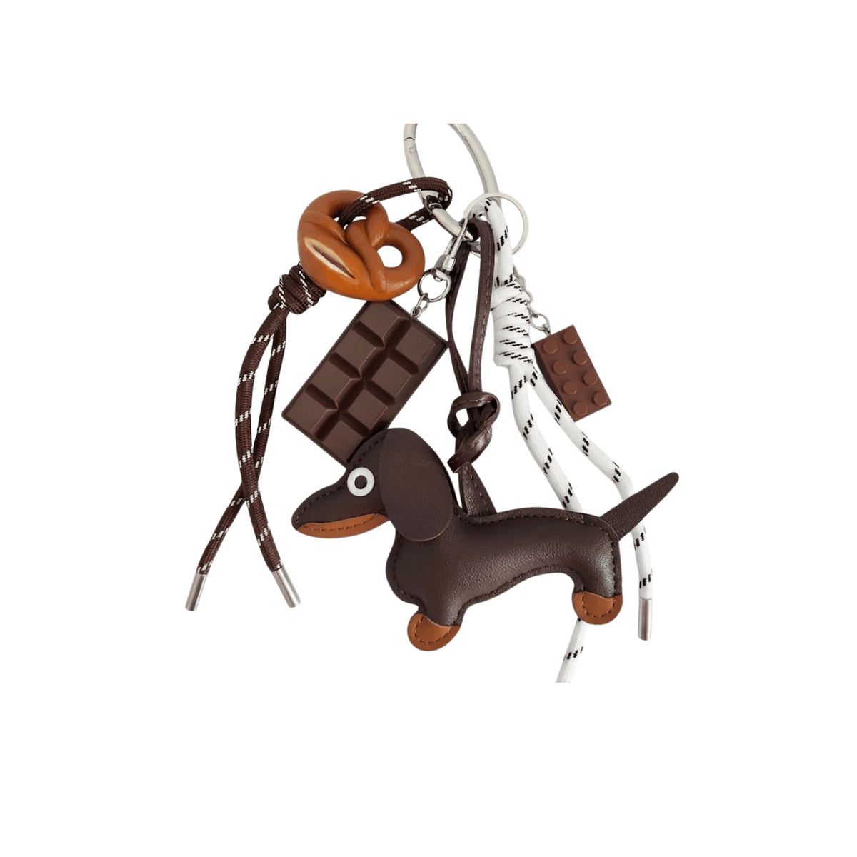 Gourmet Dachshund Charm Keychain