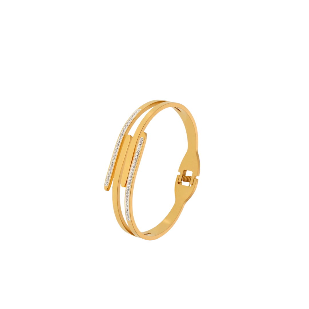 The Elysian Pave Wrap Bangle