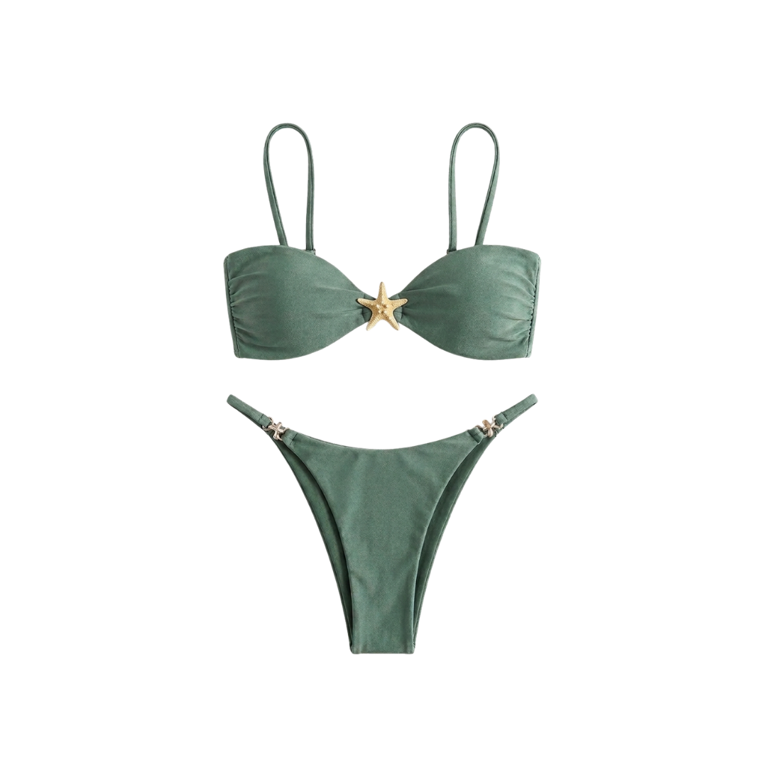 Sage Green Underwire Bikini