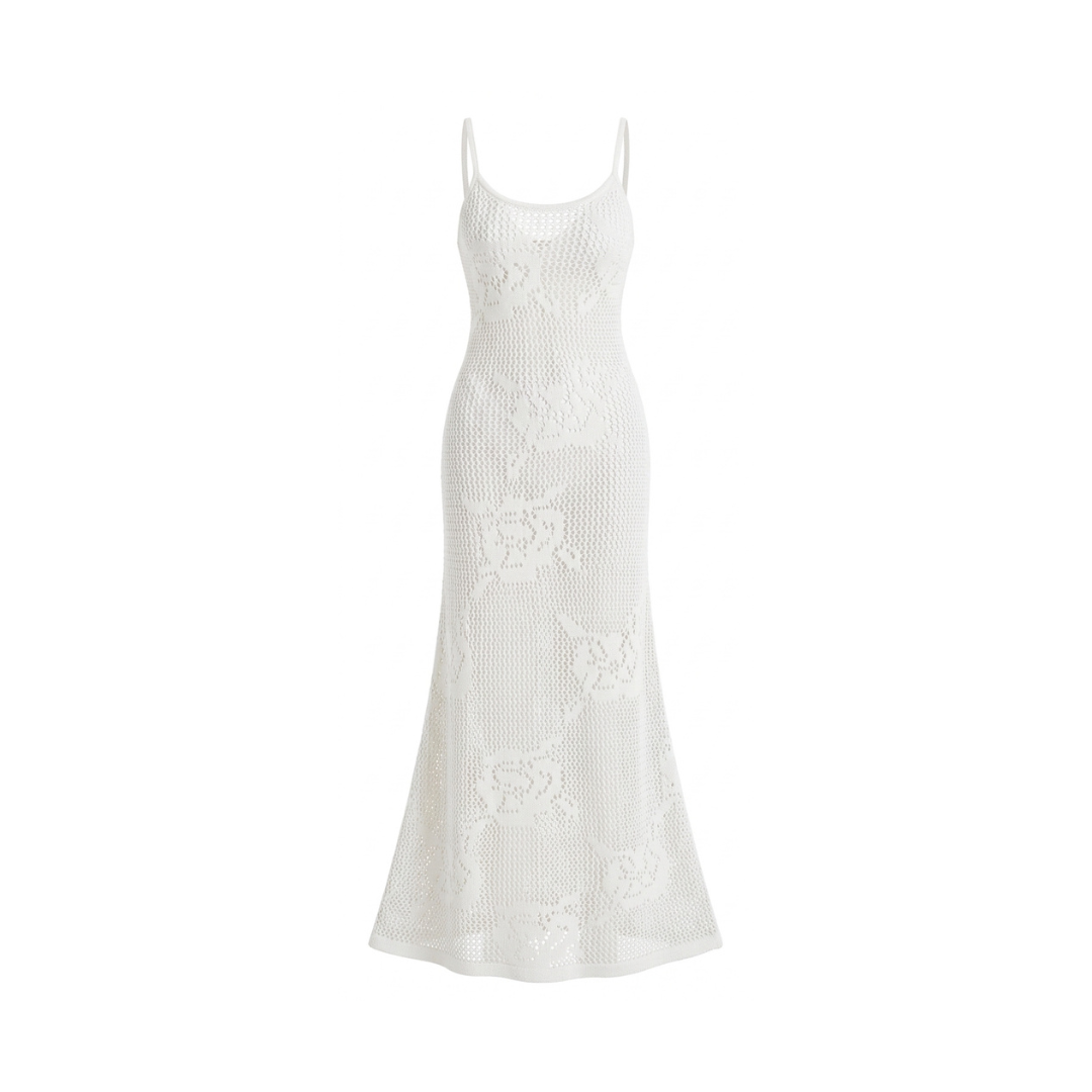 Crochet Maxi Slip Dress