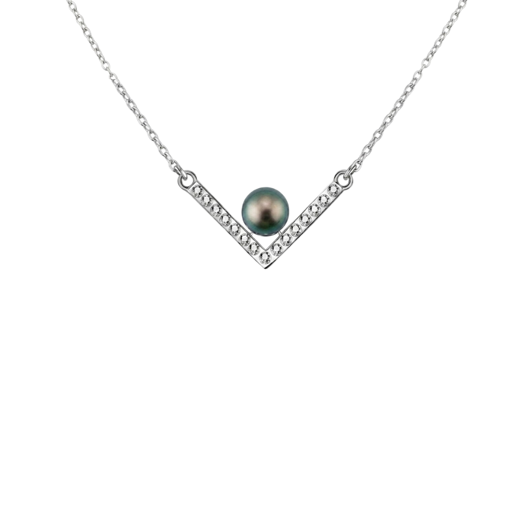 The Modern V-Pearl Drop