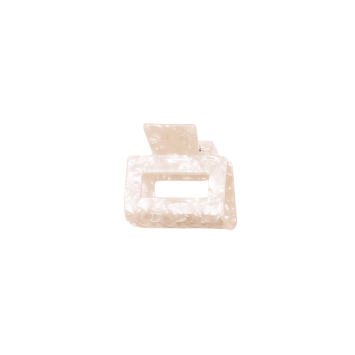 The Geometric Resin Square Claw Clip