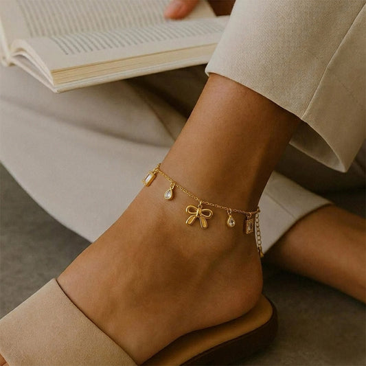 Golden Ribbon Ankle