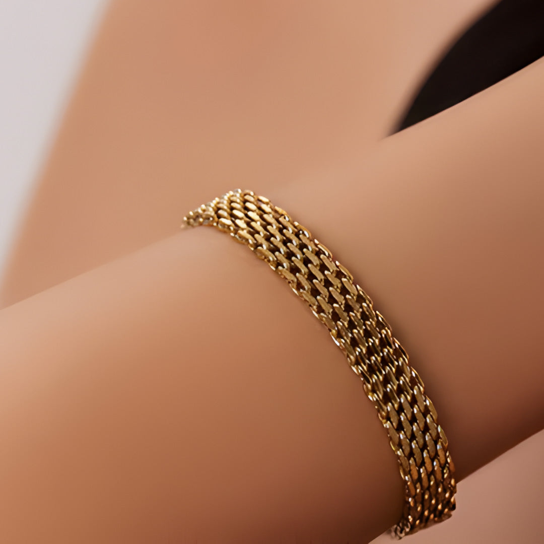 Altın Weave Chain Bracelet
