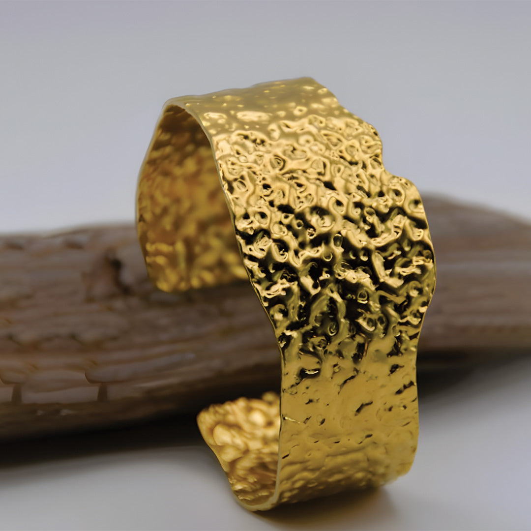 The Molten Gold Cuff Bracelet