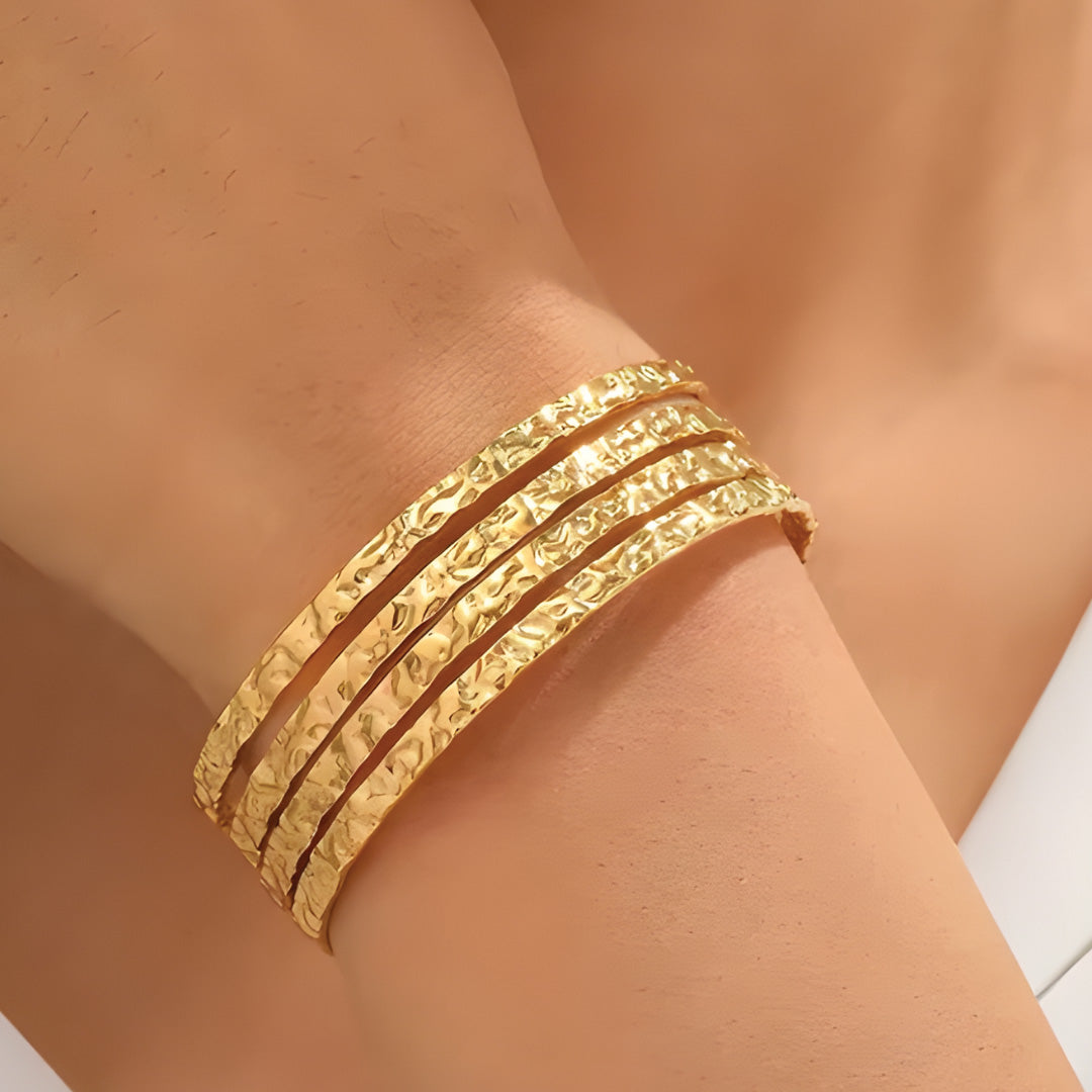Aurora Triple Wave Cuff Bracelet