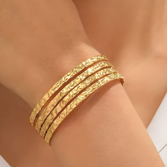 Aurora Triple Wave Cuff Bracelet