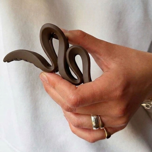 Coffee Cobra Acrylic Claw Clip