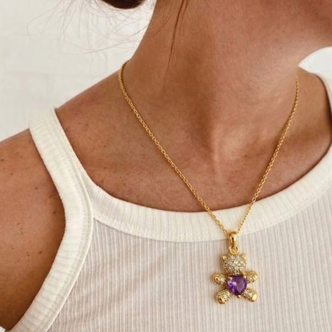 The Hug Teddy Necklace