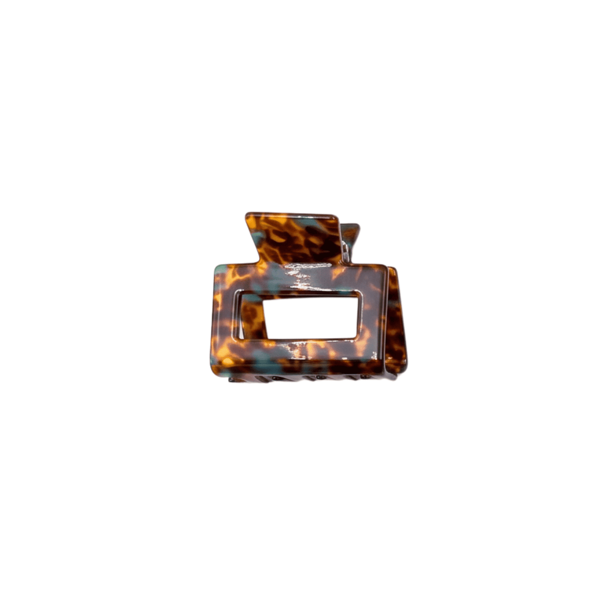 The Geometric Resin Square Claw Clip