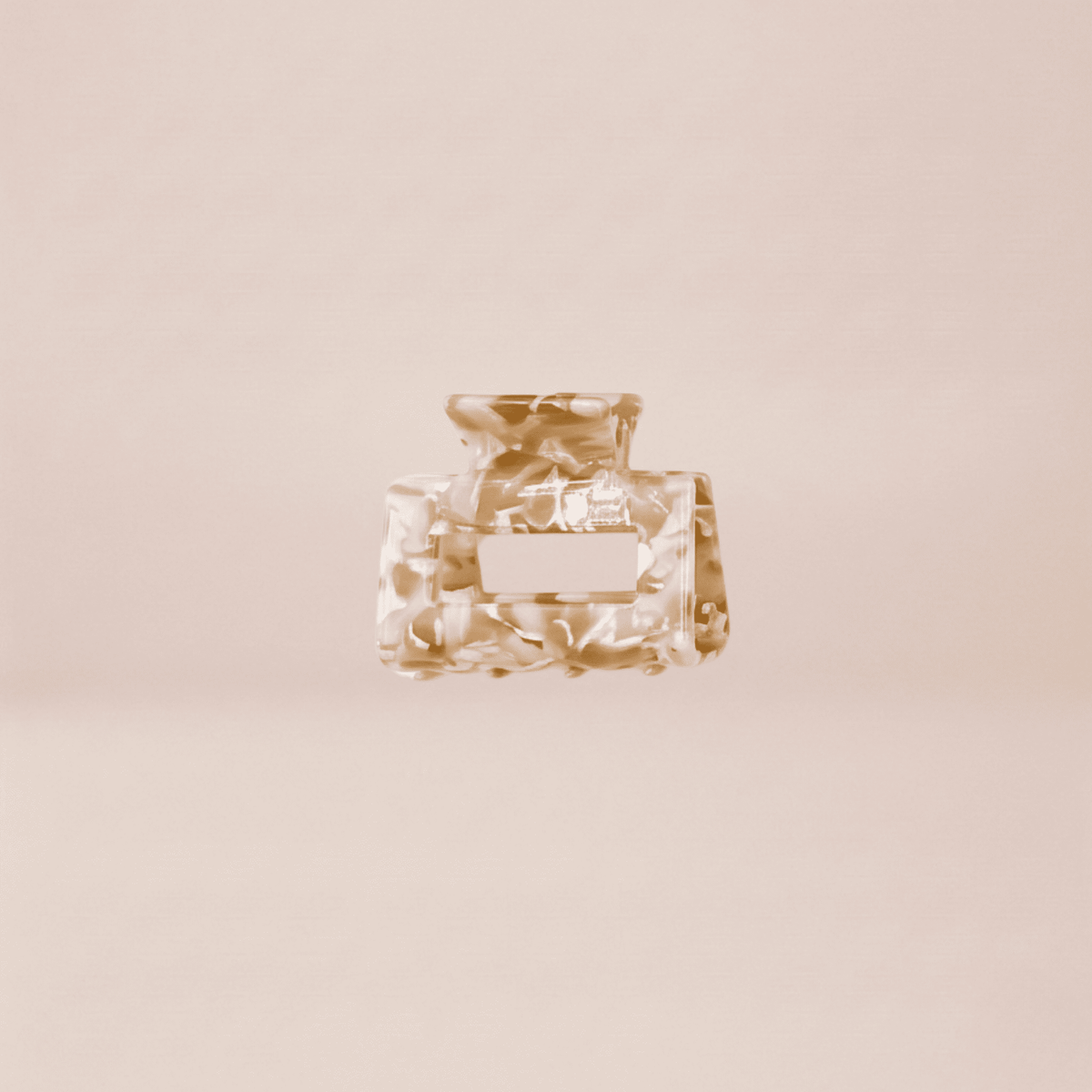 The Geometric Resin Square Claw Clip