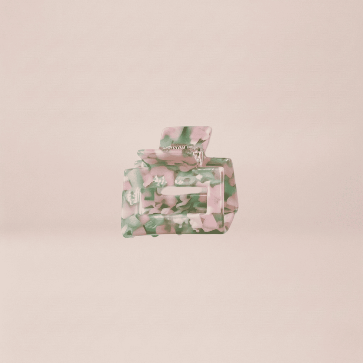 The Geometric Resin Square Claw Clip