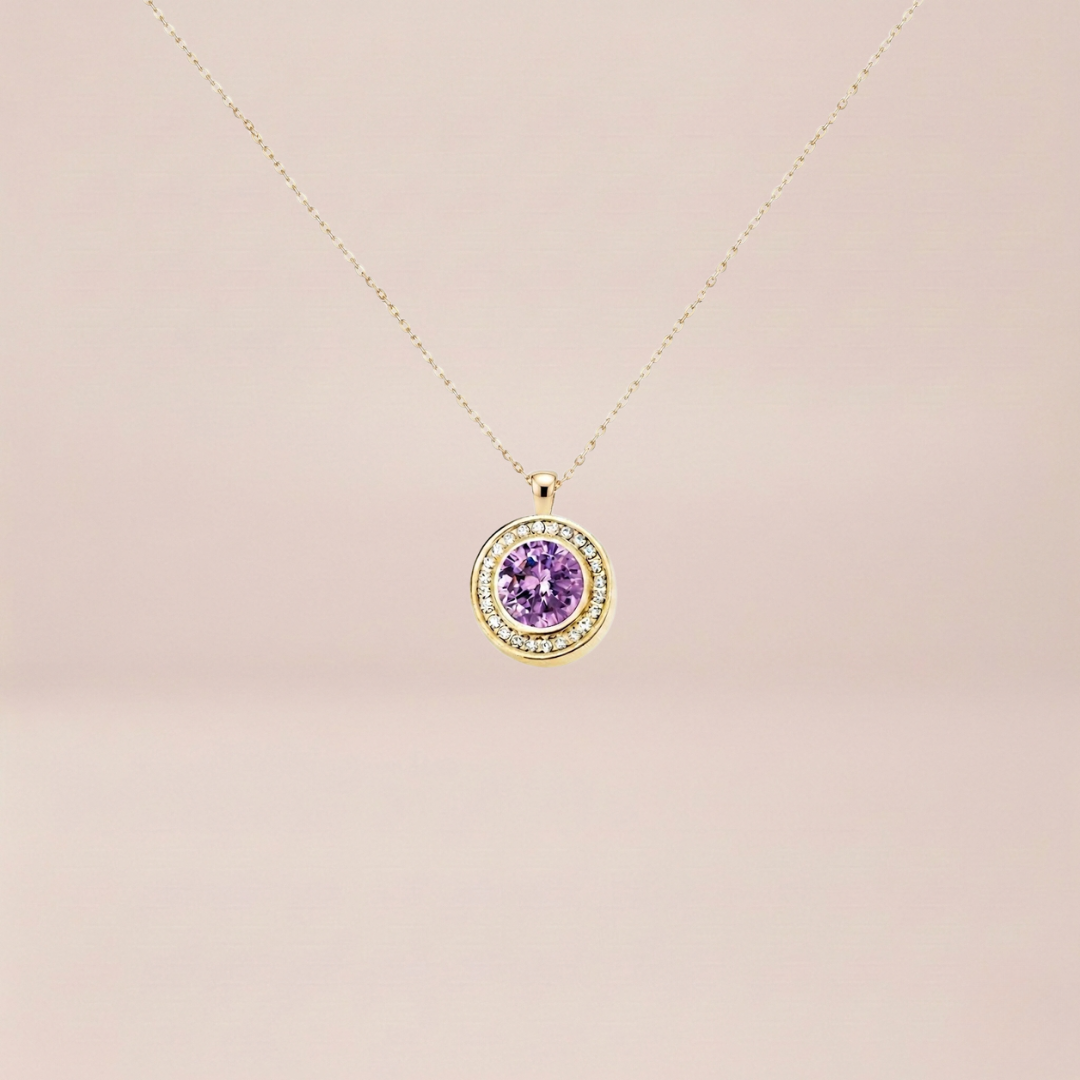 The Royal Amethyst Locket Pendant