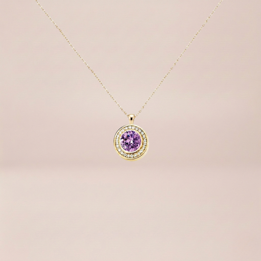 The Royal Amethyst Locket Pendant