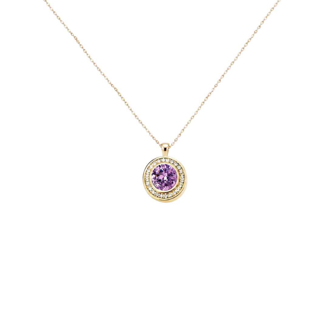 The Royal Amethyst Locket Pendant