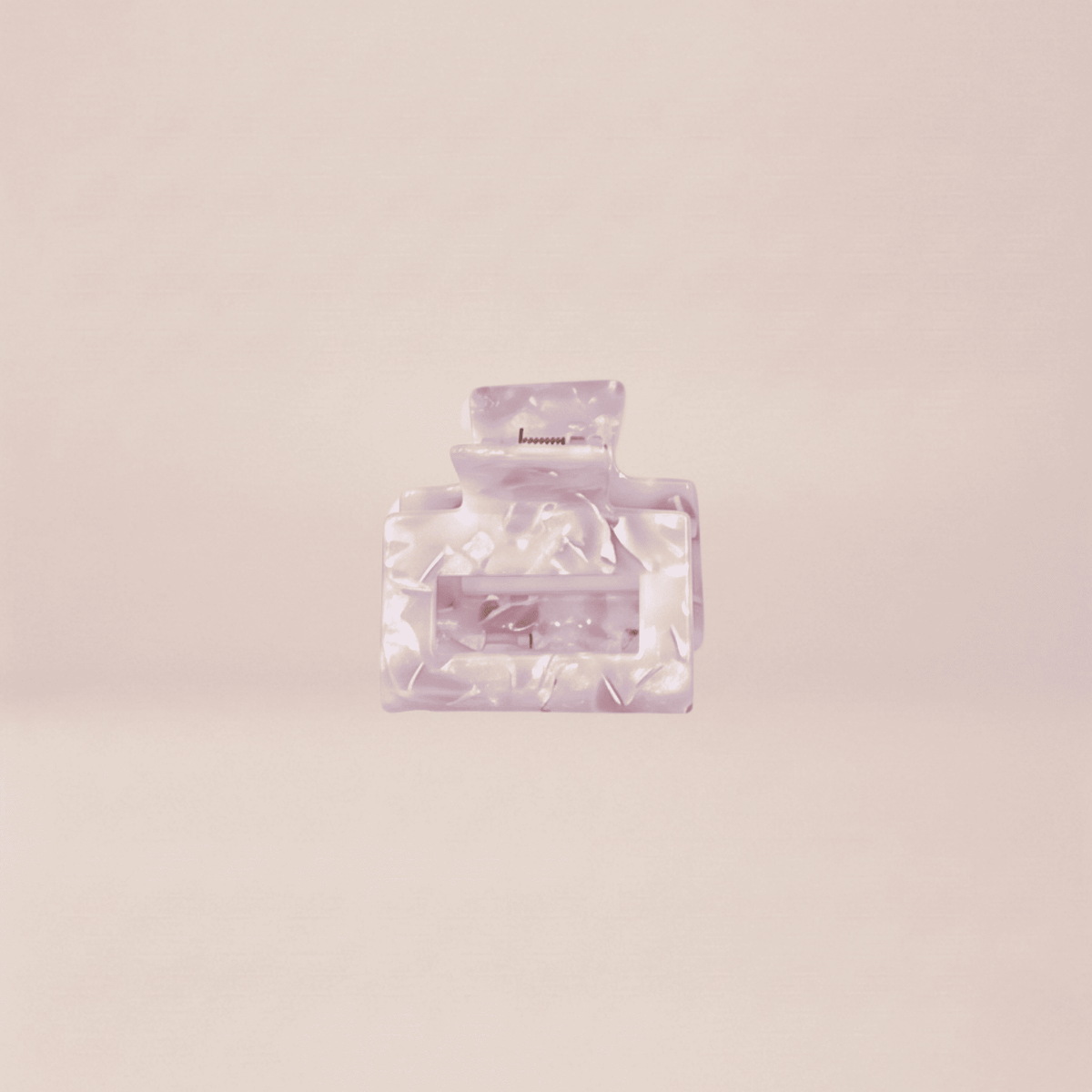 The Geometric Resin Square Claw Clip