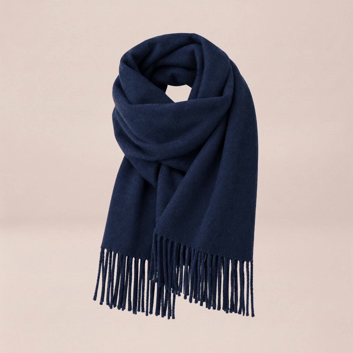 Cashmere-Touch Fringe Scarf