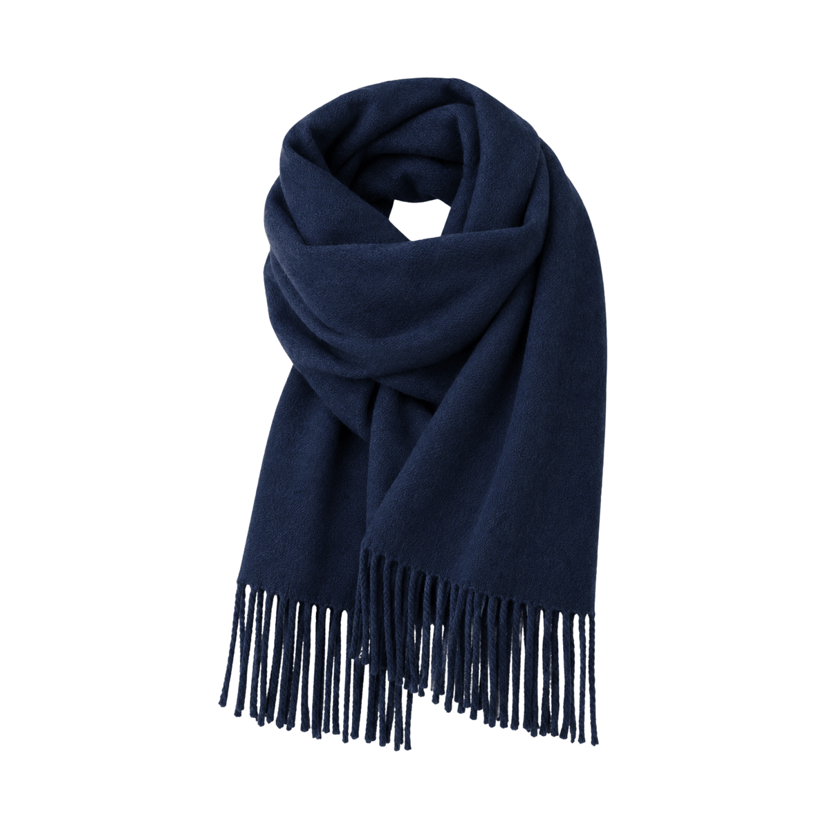 Cashmere-Touch Fringe Scarf