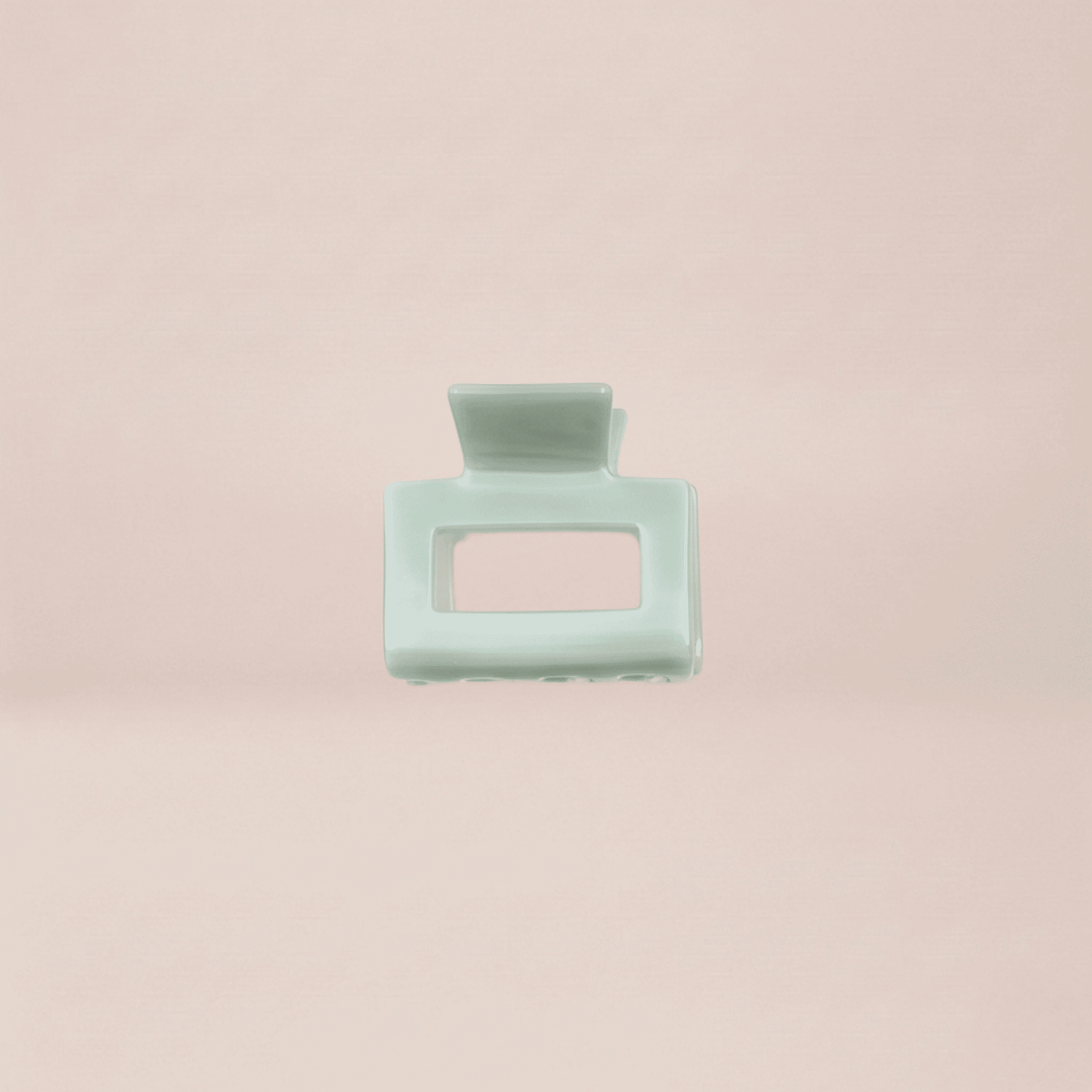 The Geometric Resin Square Claw Clip
