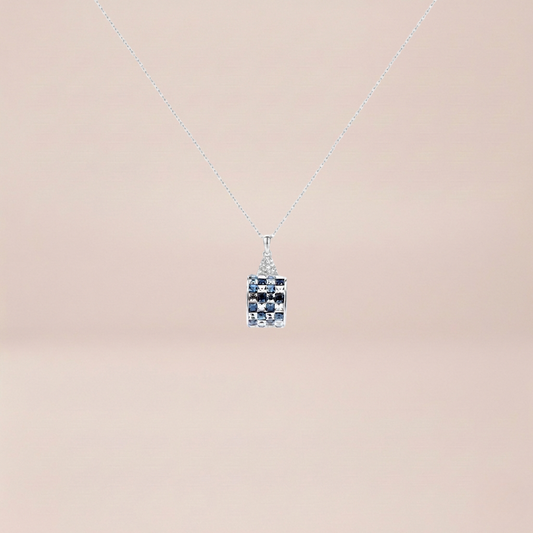 The Checkerboard Prism Pendant