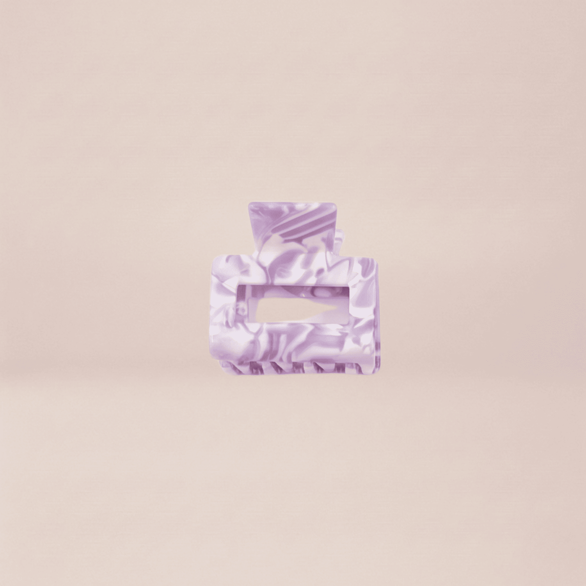The Geometric Resin Square Claw Clip