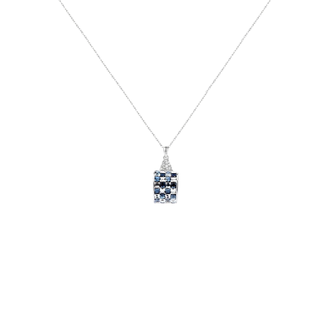 The Checkerboard Prism Pendant