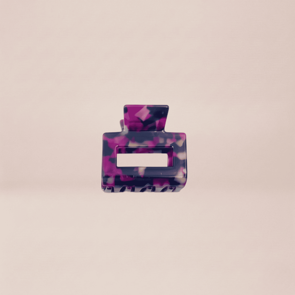 The Geometric Resin Square Claw Clip