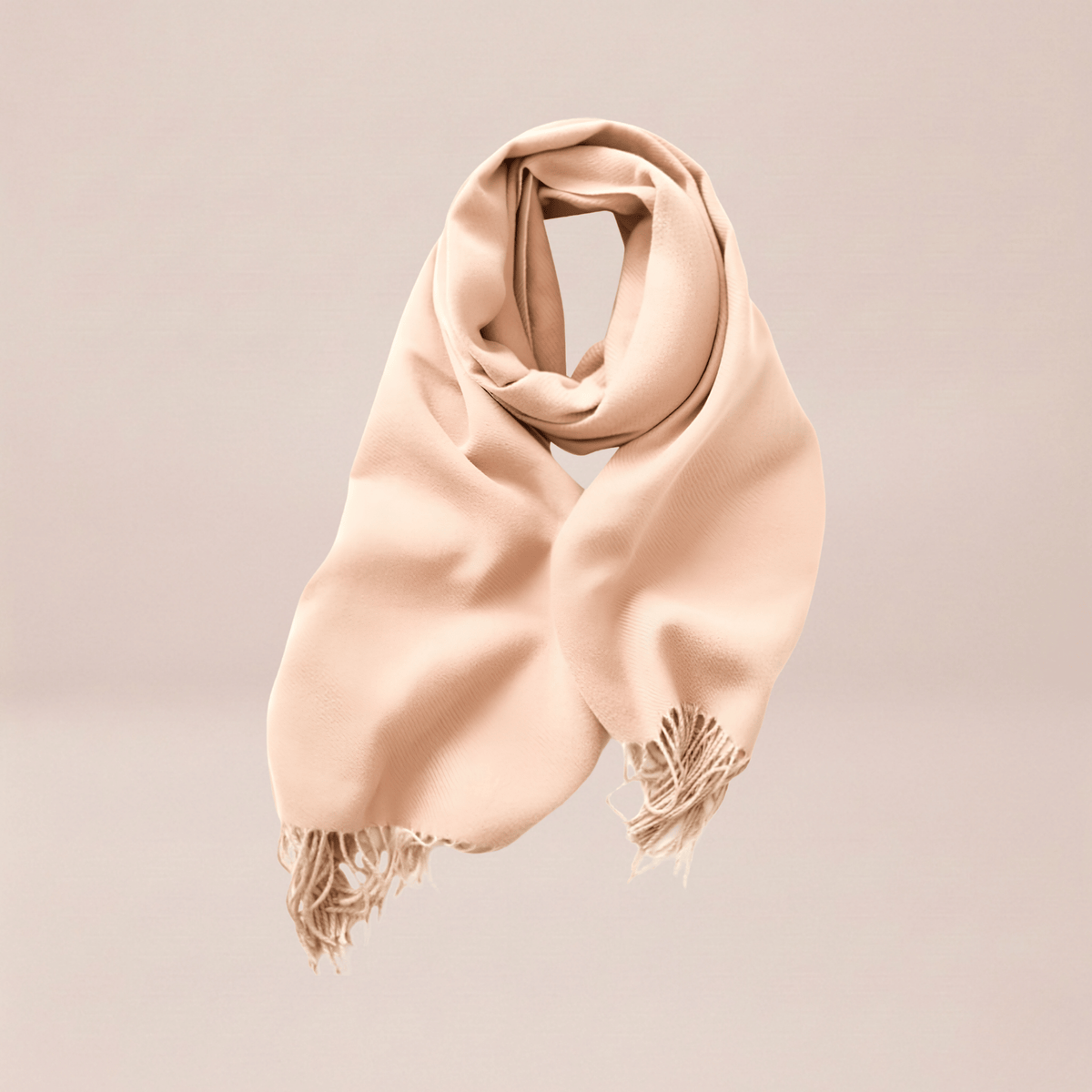 Classic Neutral Fringe Scarf