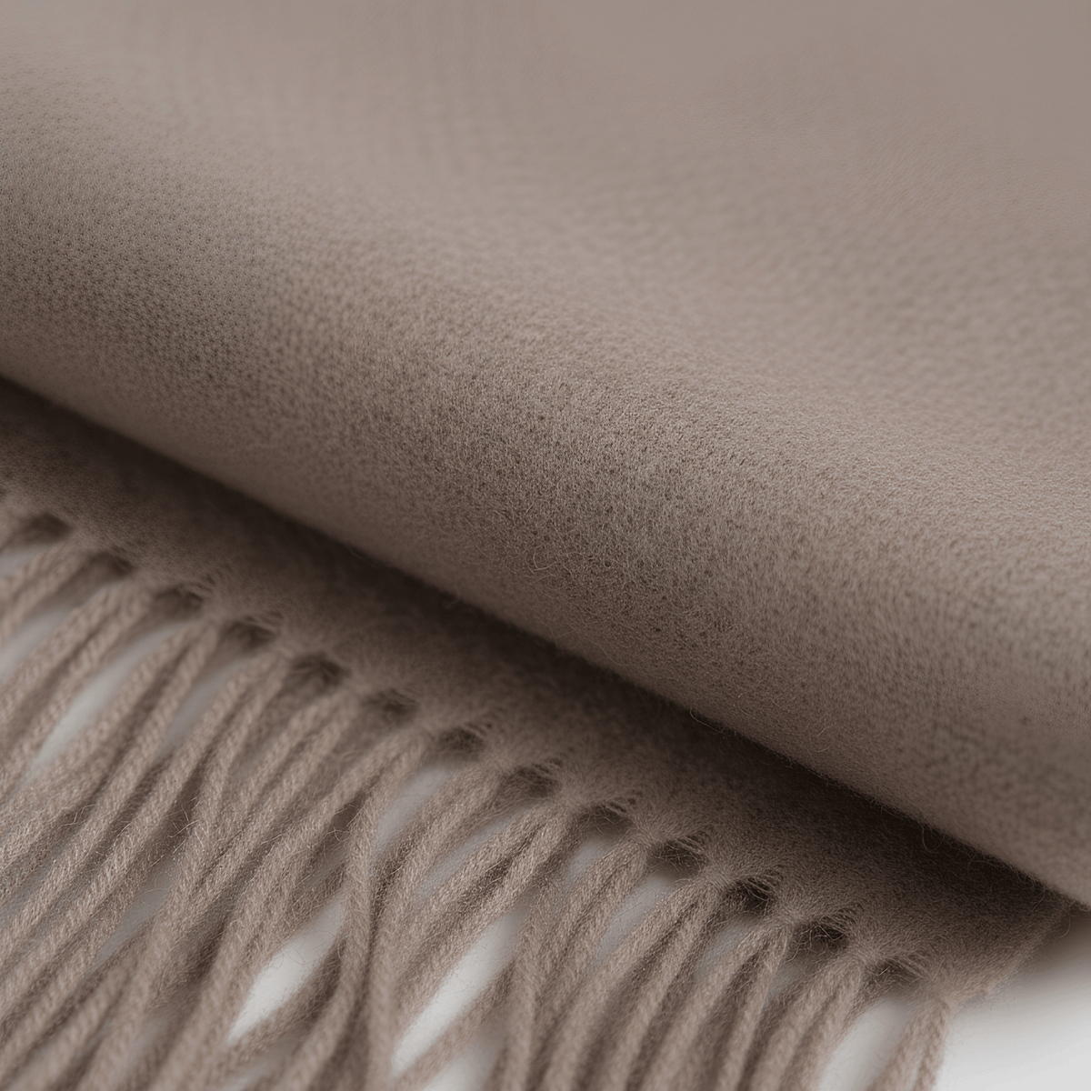 The Taupe Cashmere-Feel Winter Scarf
