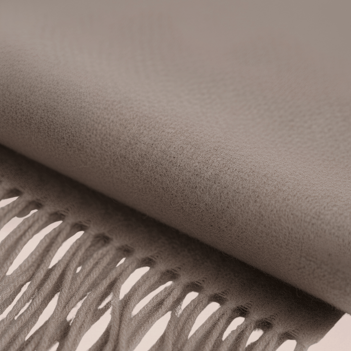 The Taupe Cashmere-Feel Winter Scarf