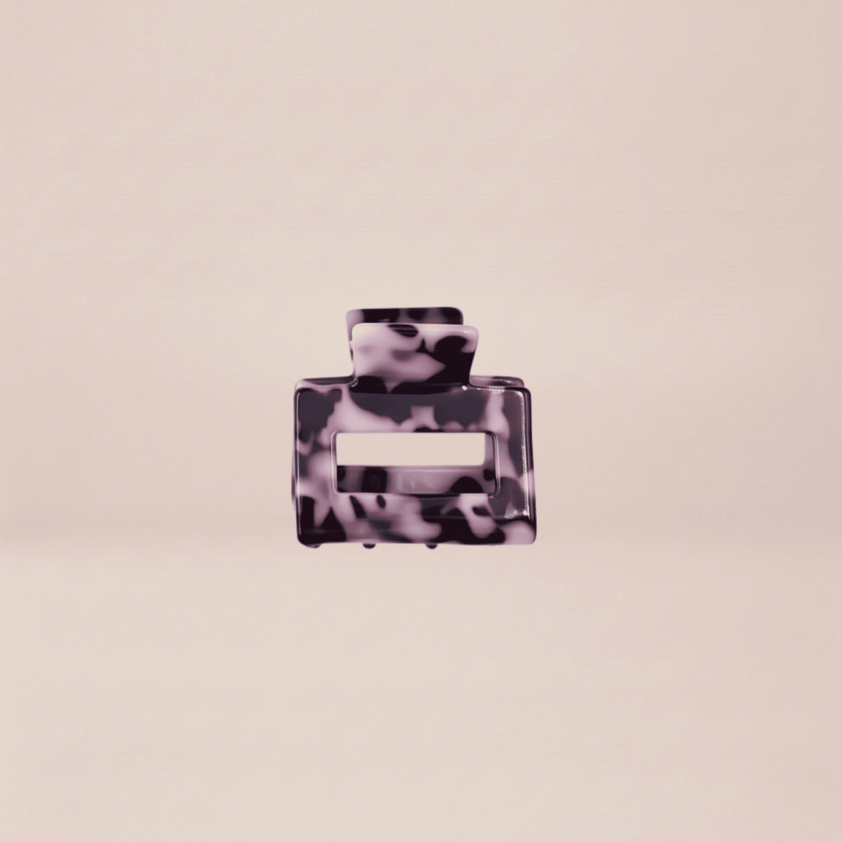 The Geometric Resin Square Claw Clip