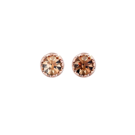 The Golden Hour Solitaire Studs