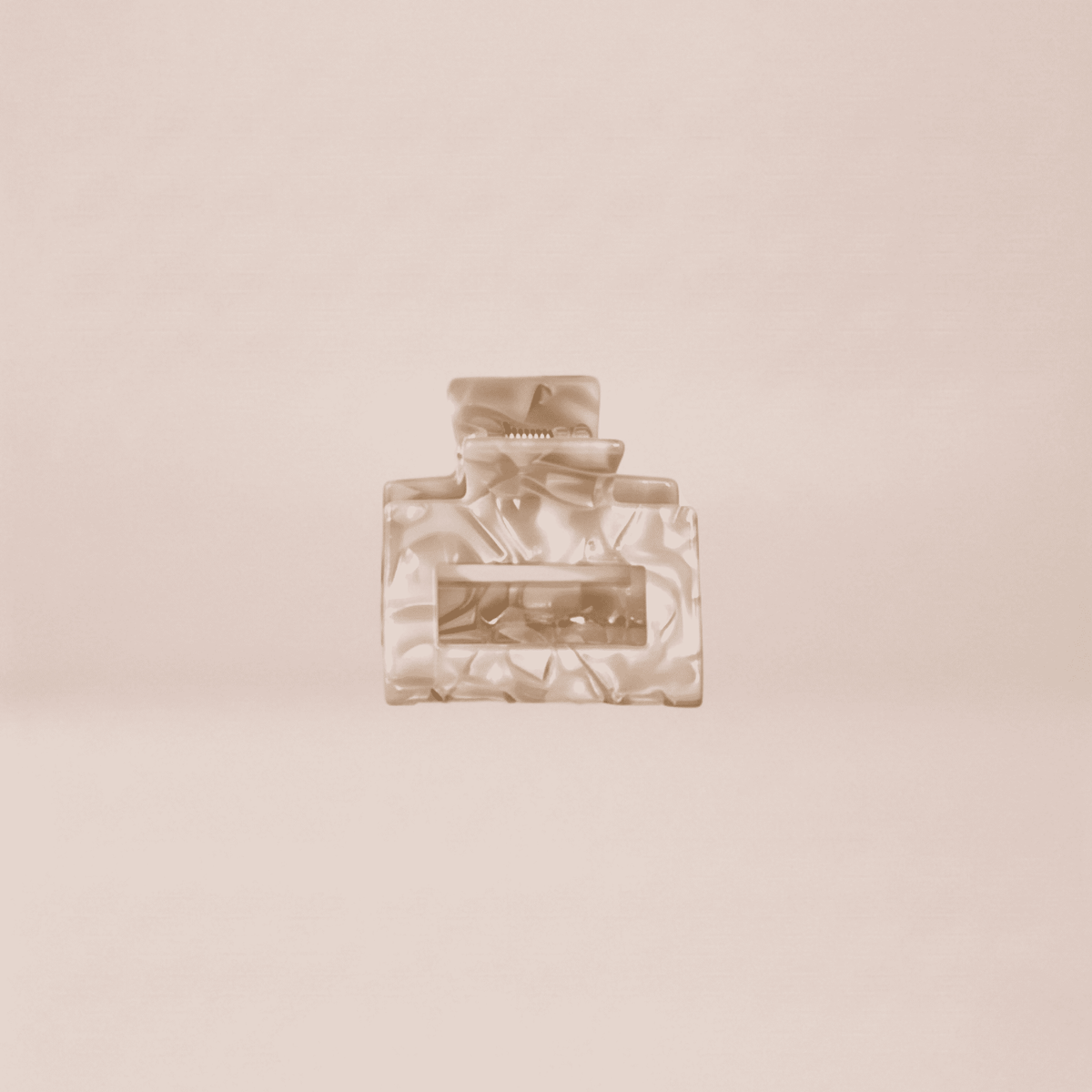 The Geometric Resin Square Claw Clip