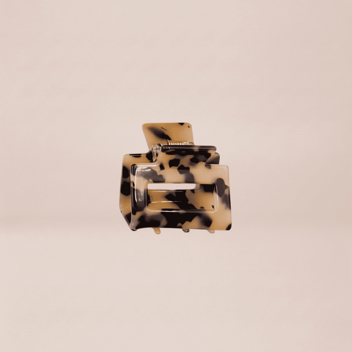 The Geometric Resin Square Claw Clip
