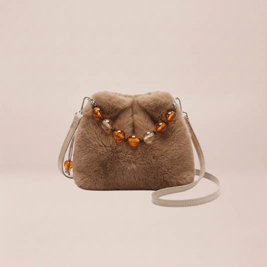 Chestnut Amber Plush Bag
