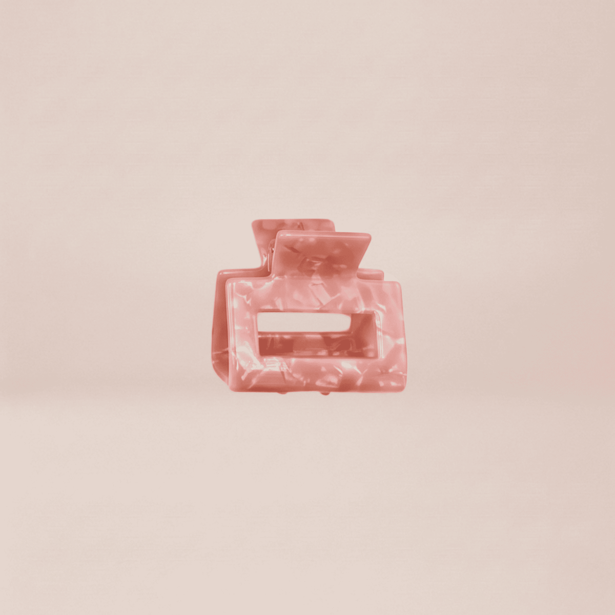 The Geometric Resin Square Claw Clip